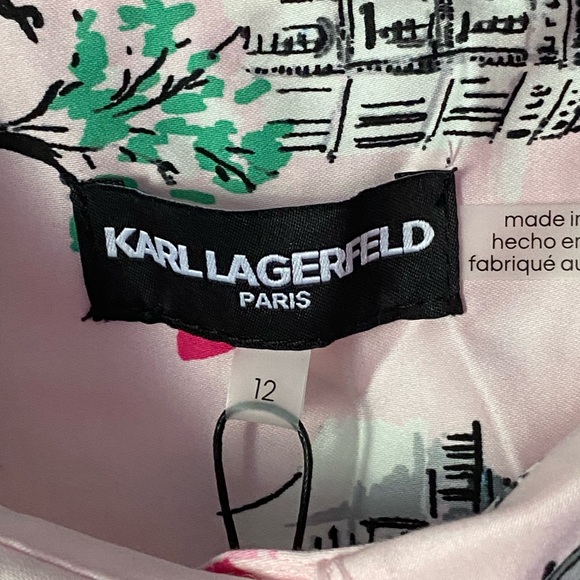 KARL LAGERFELD PARIS • Conversational Dress • Women’s - Picture 13 of 16